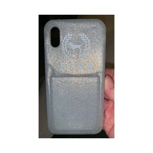 vs pink cardholder iphone x phone case